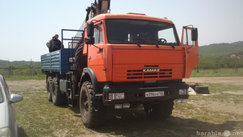 Предложение: Услуги вездеходного 6х6 грузовика 8 т