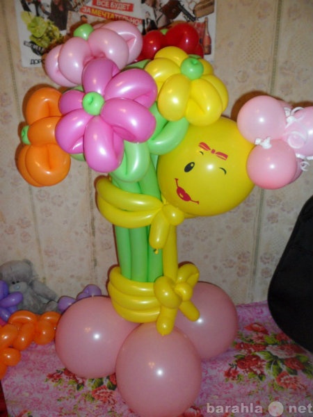 Предложение: Цветы,букеты и фигуры из воздушных шаров
