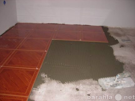 Предложение: Укладка плитки на пол и стены