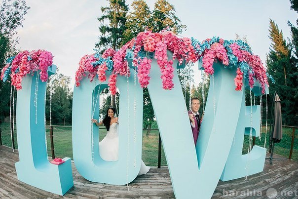 Предложение: Объемные буквы на свадьбу, фотосессию