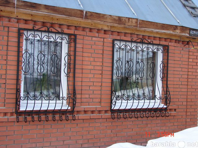 Предложение: Решетки на окна металлические, кованые