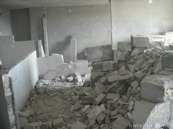 Предложение: Демонтаж бетона, асфальта, плитки