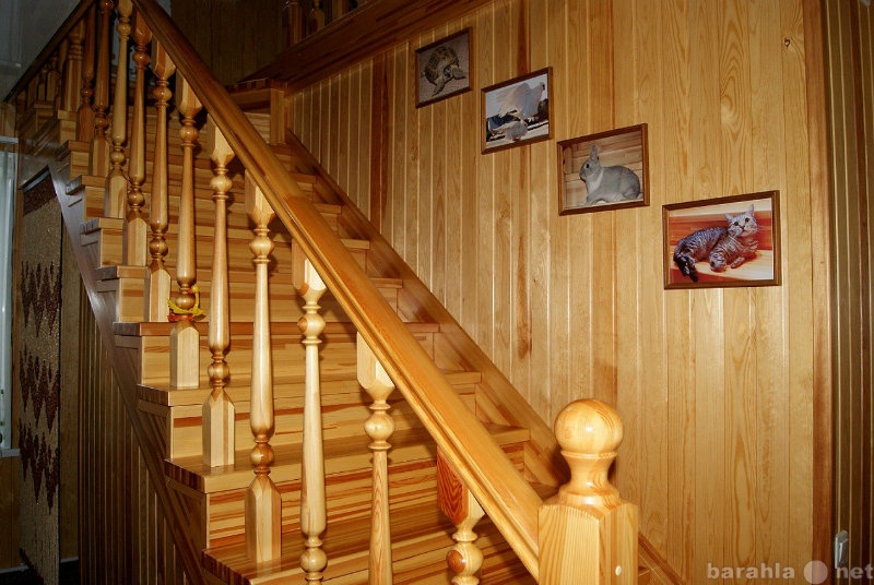 Предложение: Изготовление деревянных лестниц из масси