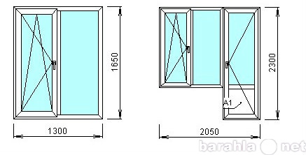 Предложение: Остекление пвх для однокомнатной квартир