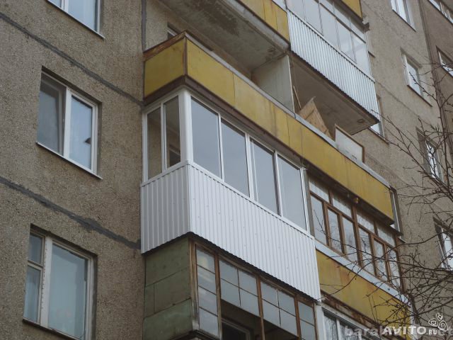 Предложение: Остекление и обшивка балконов и лоджий