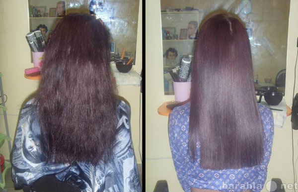 Предложение: Восстановление и выпрямление волос