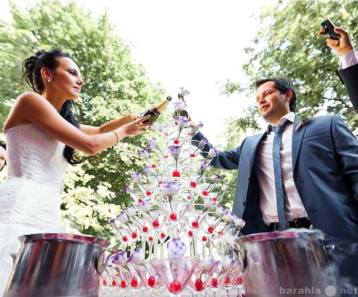 Предложение: Пирамида с шампанским на свадьбу в подар
