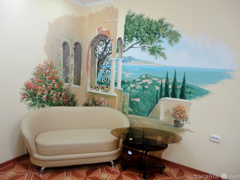 Предложение: Роспись и декоративная отделка стен, пот