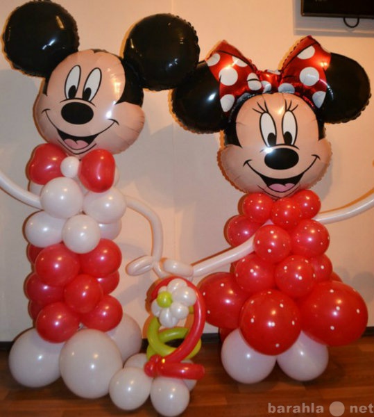 Предложение: Фигуры из воздушных шаров. Микки и Минни