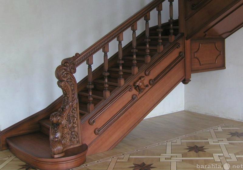 Предложение: Монтаж.Лестница деревянная буковая
