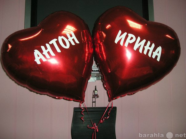Предложение: Фольгированные шары Антон и Ирина