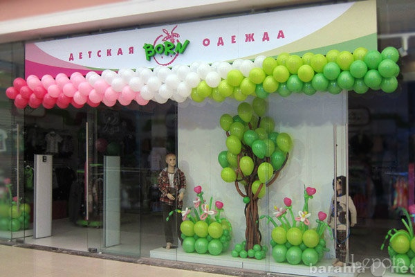 Предложение: Оформление магазина воздушными шарами