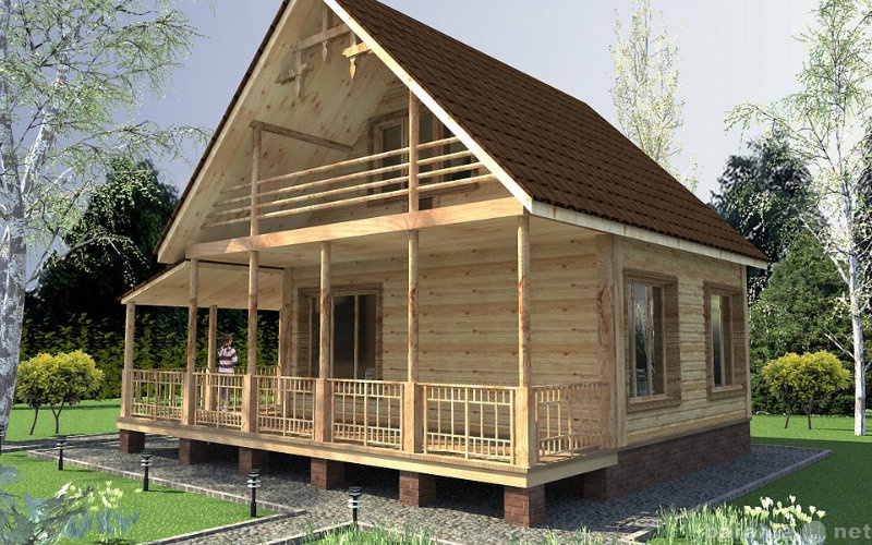 Предложение: Строим деревянные дачные дома под ключ