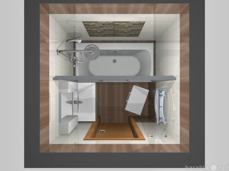Предложение: Ванна под ключ с сантехникой плиткой STN