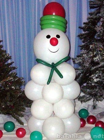 Предложение: Снеговик  из воздушных шаров