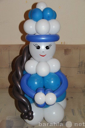 Предложение: Фигура Снегурочка из воздушных шаров