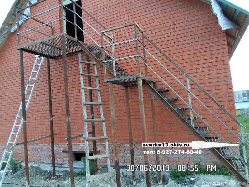 Предложение: Лестницы,ограждения,м/двери.Услуги сварщ