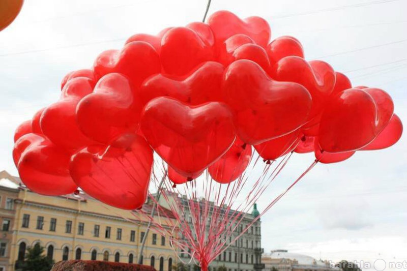 Предложение: Воздушный шар - сердце с гелием