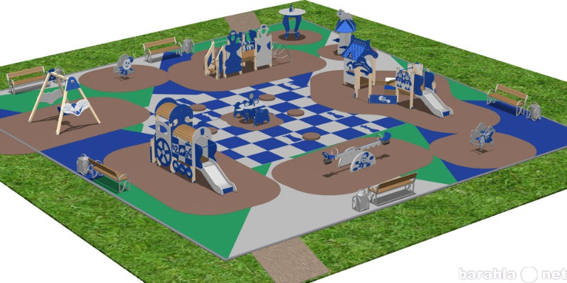 Предложение: Резиновое покрытие для детской площадки