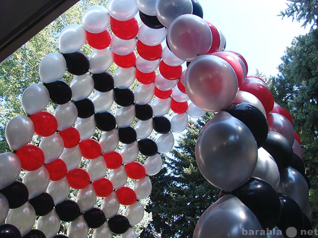 Предложение: Арка-панно из воздушных шаров