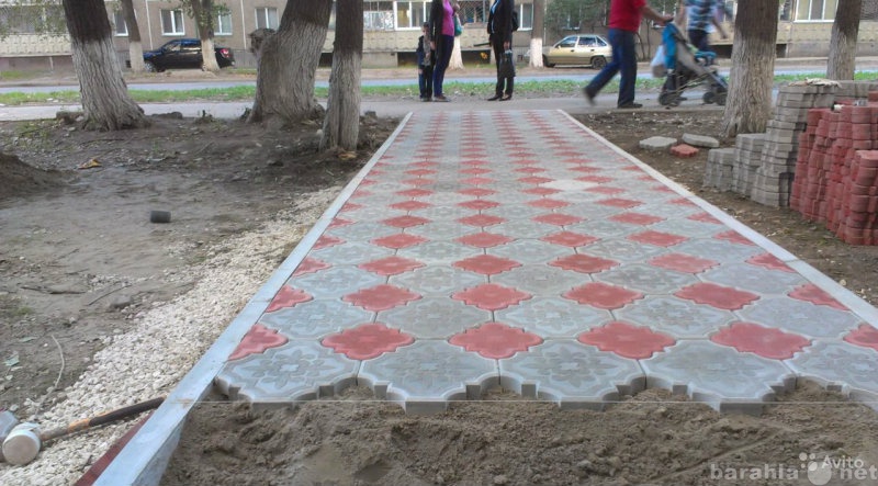 Предложение: укладка тротуарной плитки