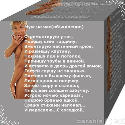 Предложение: МУЖчина на час