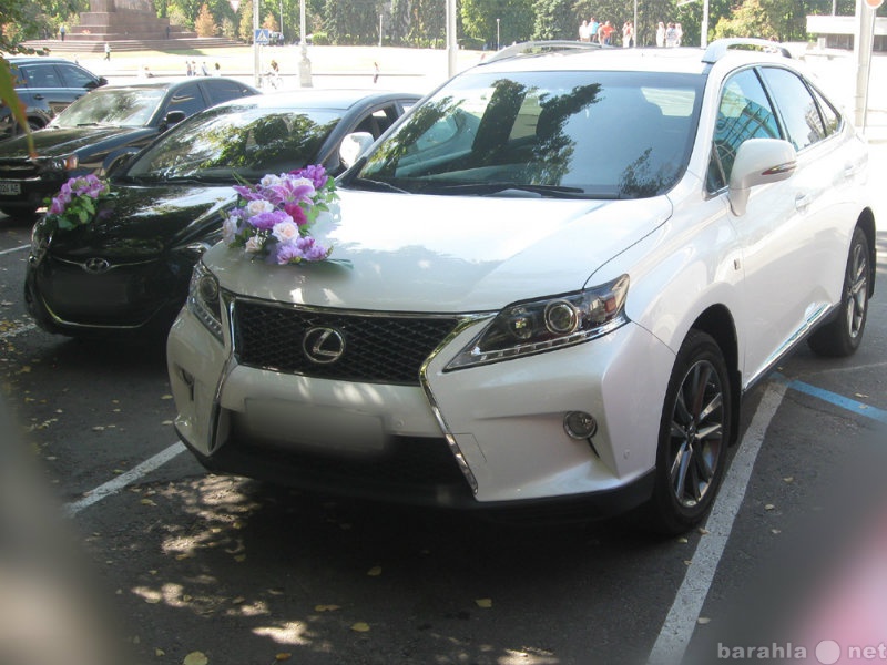 Предложение: Lexus RX белый на свадьбу с водителем