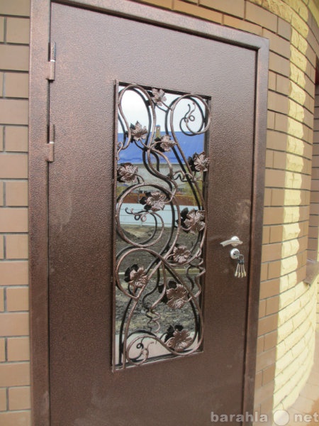 Предложение: Дверь входная со стеклом металл 2 мм зам