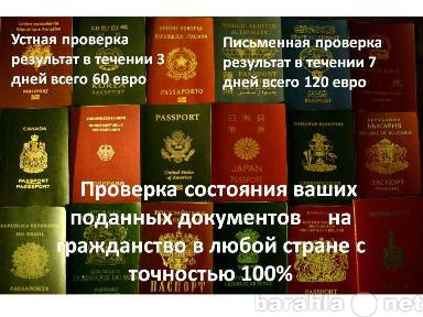 Предложение: состояния поданных Вами документов