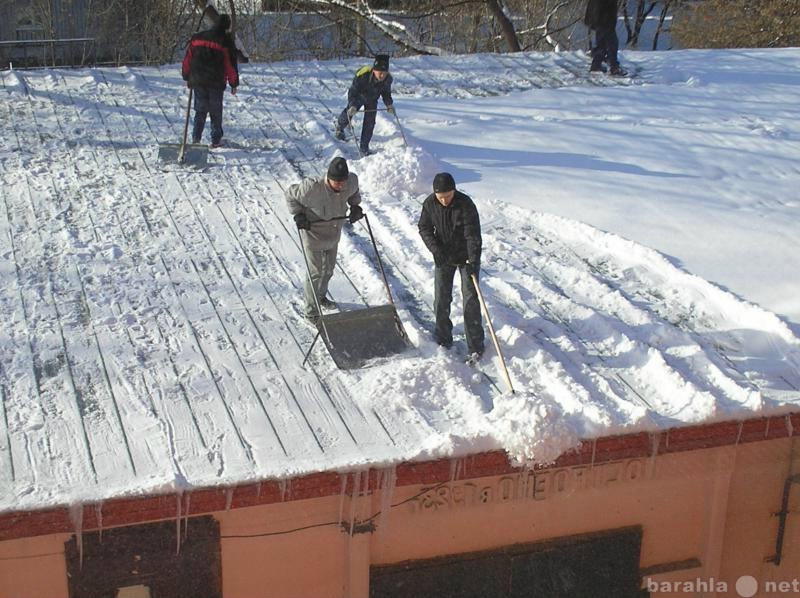 Предложение: Уборка снега и наледи с крыш.