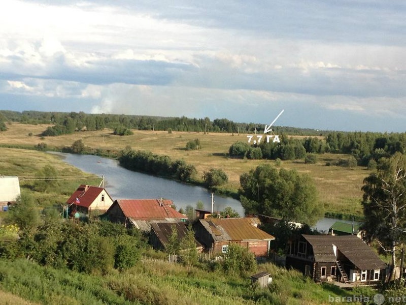 Продам: 7.7 гект река Шача под дачи Волгореченск