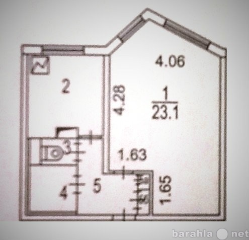 Продам: 1 ком.кв., Люблинская улица