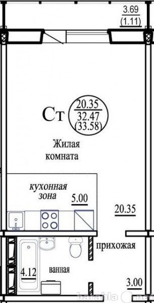 Продам: квартиру