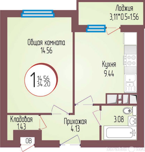 Продам: квартиру